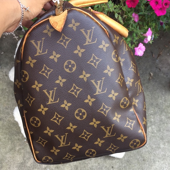 Authentic Louis Vuitton speedy 45 - Picture 8 of 12